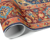 Türkisches Teppichmuster aus Oriental Geschenkpapier (Rolleneckpunkt)