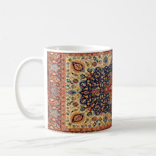 Türkisches Teppichmuster aus Oriental Kaffeetasse (Links)