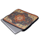 Türkisches Teppichmuster aus Oriental Laptopschutzhülle (Vorne Knopf)