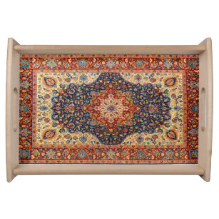 Türkisches Teppichmuster aus Oriental Serviertablett