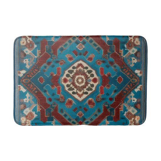 Türkisches Trendy Schöne alte Mustersammlung Badematte (Vorderseite)
