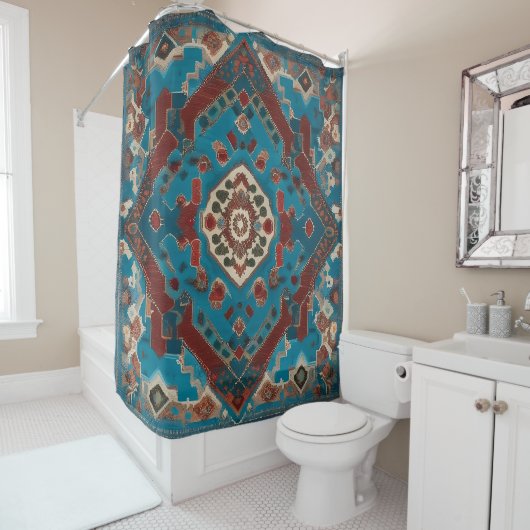 Türkisches Trendy Schöne alte Mustersammlung Duschvorhang (Beispiel)