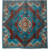 Türkisches Trendy Schöne alte Mustersammlung Duschvorhang (Vorderseite)