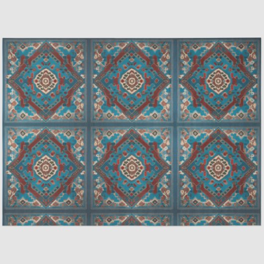 Türkisches Trendy Schöne alte Mustersammlung Seidenpapier (Vorderseite)