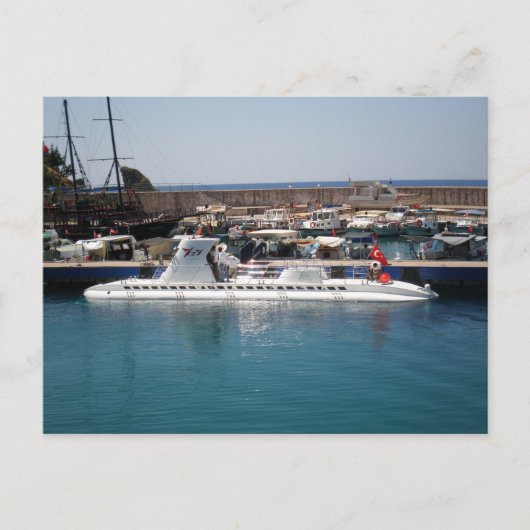 Türkisches Unterseeboot Postkarte (Vorderseite)