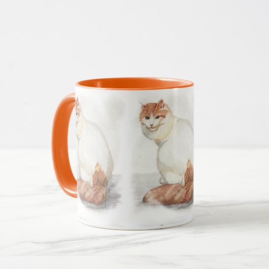 Türkisches Van Tasse (Vorderseite Links)