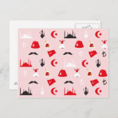 Türkisches Vergnügen Postkarte (Vorne/Hinten)