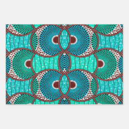 Türkisches Wax-Afrikanisches Geschenkpapier Set