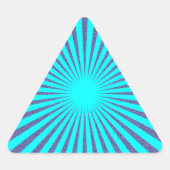 Türkisches Ziel - Dreieckiger Aufkleber (Vorderseite)