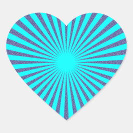 Türkisches Ziel - Herz-Aufkleber