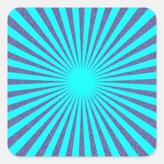 Türkisches Ziel - Quadratischer Aufkleber (Vorderseite)