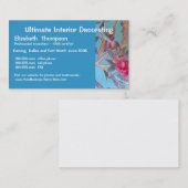 Türkiscloisonne-Kunst Visitenkarte (Vorne/Hinten)