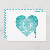 Türkisdiagramm Postkarte (Vorne/Hinten)