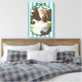 Türkise Abschlussfeier Leinwanddruck (Insitu (Schlafzimmer))