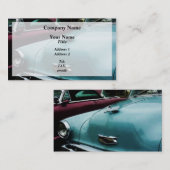 Türkise Bel Air Border Visitenkarte (Vorne/Hinten)