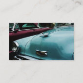 Türkise Bel Air Border Visitenkarte (Rückseite)