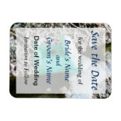 Türkise Birdhouse Save the Date Magnet (Horizontal)