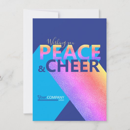 Türkise & Blue Typografie Einladung (Vorderseite)