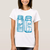 Türkise Canning Jars T-Shirt (Vorderseite)