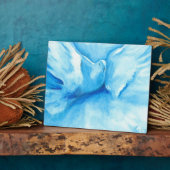 Türkise Dove Plaque Fotoplatte (Seite)