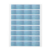 Türkise Mail | Blauer Aquamariner Wasserbrushhub (Bogen)