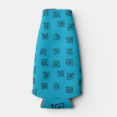 Türkise Mazes Flaschenkühler (Vorderseite)