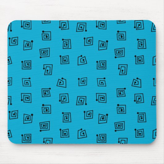 Türkise Mazes Mousepad (Vorne)