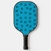 Türkise Mazes Pickleball Schläger (Vorderseite)