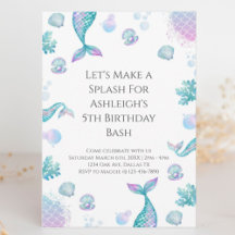 Türkise Mermaid Themed Party Party