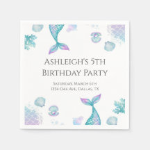 Türkise Mermaid Themed Party Party