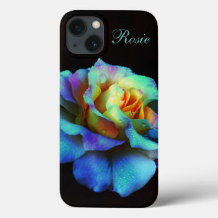 Türkise Pastell-Regenbogen-Rosen-iPad-Hülle Case-Mate iPhone Hülle