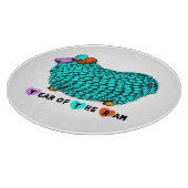 Türkise Ram Chinese Year Zodiac Cutting Board Schneidebrett (Ecke)