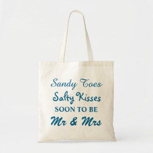 Türkise Sandy Toes Salty Kisses Budget Tasche