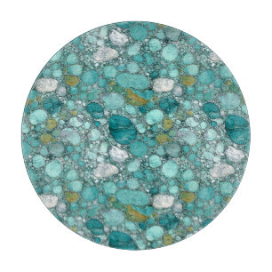 Türkise Stones Cutting Board Schneidebrett