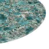 Türkise Stones Cutting Board Schneidebrett (Ecke)