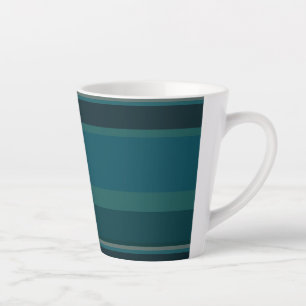 Türkise Streifen Milchtasse