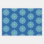Türkise Tranquilität Geschenkpapier Set (Vorderseite 3)