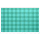 Türkise und Türkis-blaue Gingham Karo-Design  Stoff (Fat Quarter (45,7 x 55,9 cm))