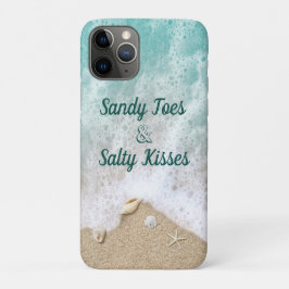 Türkise Waves Sandy Toes Salty Kisses Case-Mate iPhone Hülle