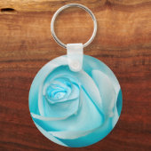 Türkiseis-Rose Schlüsselanhänger (Vorderseite)