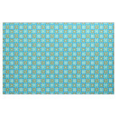 Türkiser ethnischer Muster Stoff (Fat Quarter (45,7 x 55,9 cm))