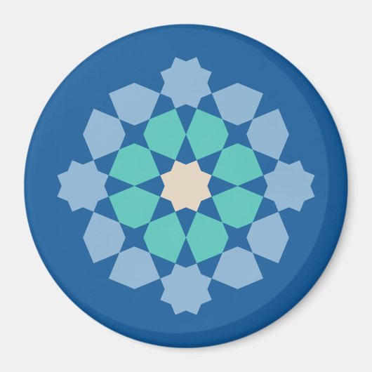 Türkiser Ruheanhänger Magnet (Vorne)
