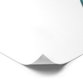  Türkiser Seestern Poster (Ecke)