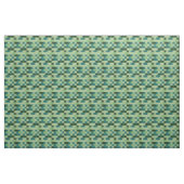 Türkises und grünes geometrisches Muster Stoff (Yard (91,4 cm))