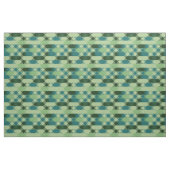 Türkises und grünes geometrisches Muster Stoff (Fat Quarter (45,7 x 55,9 cm))