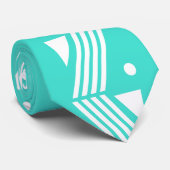 Türkisfarbe Krawatte (Gerollt)