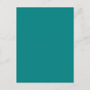 Türkisfarben Blau-grün, nur Farbe nach Kundenwunsc Postkarte