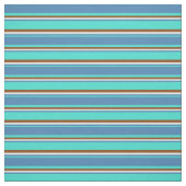 Türkisfarben, blau, hellblau und braun stoff (Muster)