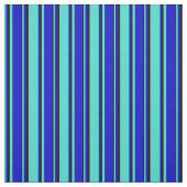 Türkisfarben, Blau und schwarz gefärbtes Muster Stoff (Muster)
