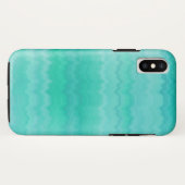 Türkisfarben Case-Mate iPhone Hülle (Rückseite (Horizontal))